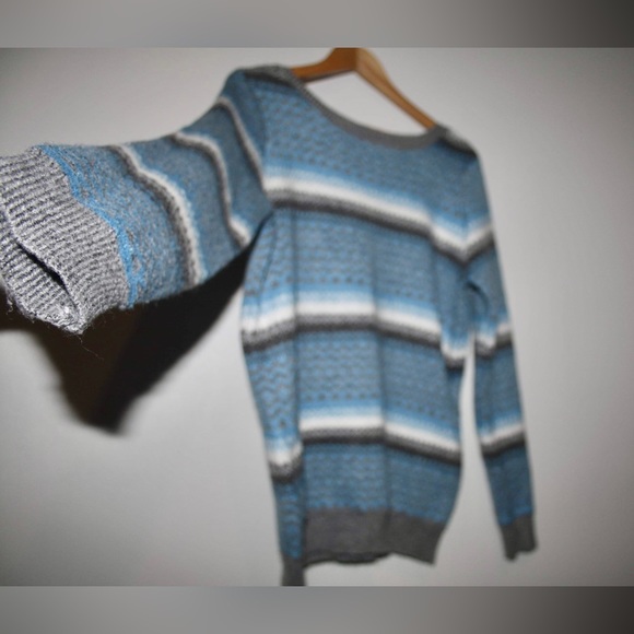 Rickis - Women's Large - Blue/Grey Sweater - Picture 2 of 4